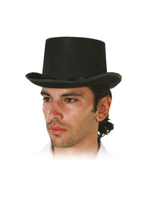 Αποκριάτικο Αξεσουάρ Καπέλο Ημίψηλο Μαύρο FF70221