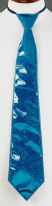 Αποκριάτικο Αξεσουάρ Γραβάτα μεταλλιζέ μπλε FF80619