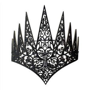 Αποκριάτικο Αξεσουάρ Στέμα βασίλισσας με λάστιχο μαύρο FF80790