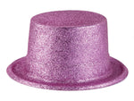 Αποκριάτικο Αξεσουάρ Καπέλο ημίψηλο με γκλίτερ ροζ FF80808