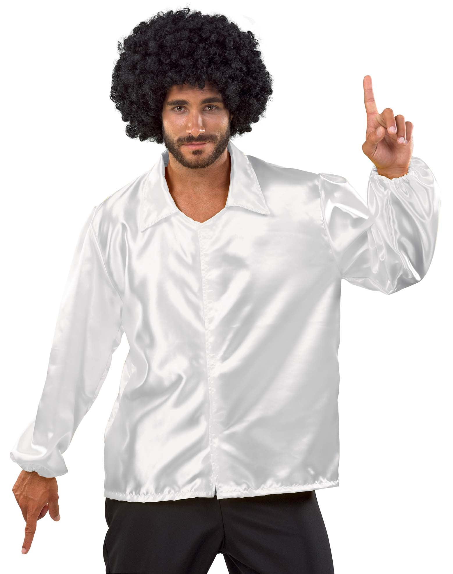 Αποκριάτικη στολή DISCO πουκάμισο (λευκό) FF993